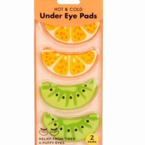NIB Cala Hot & Cold Under Eye Pads Orange and Kiwi Set of 2